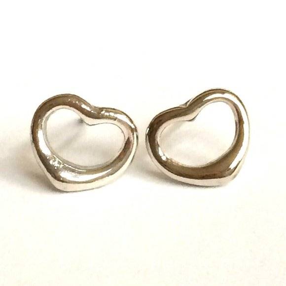 925 Sterling Silver Floating Heart Earrings Hearts Love Valentines Day Gift Box - Picture 2 of 10